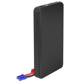 12V Car Jumper Starter 400A Peak 20000mAh Battery Charger Power Bank Portable Power Booster Battery With 3 Flashlight Modes (Color: Black)